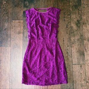 Royal Purple lace dress